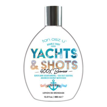 Tan Asz U (szoláriumkrém) DOUBLE SHOT Yachts & Shots 400 ml (400X)